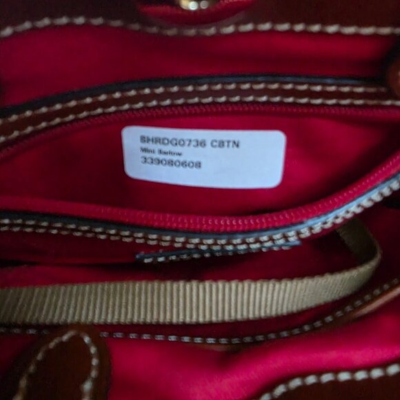 Dooney & Bourke Plaid Mini Barlow Bag Like New - Picture 9 of 10